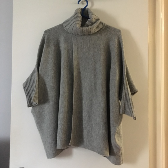 DVF DIANE VON FURSTENBERG Grey Ahiga Wool & Cashmere Sweater S - Picture 1 of 6